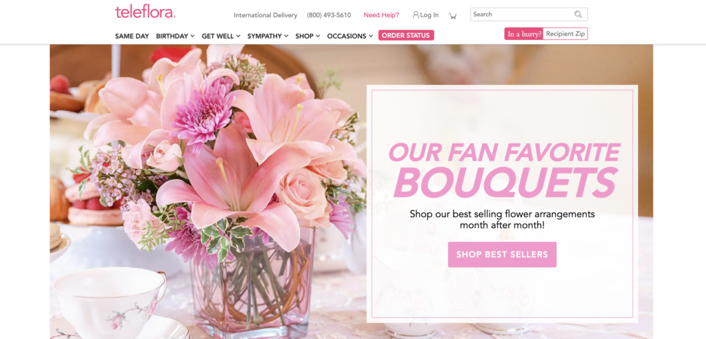 teleflora flower delivery